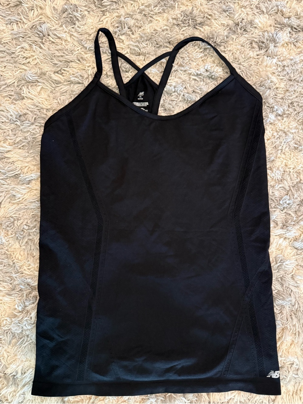 New Balance womens Black Performance Tank Top